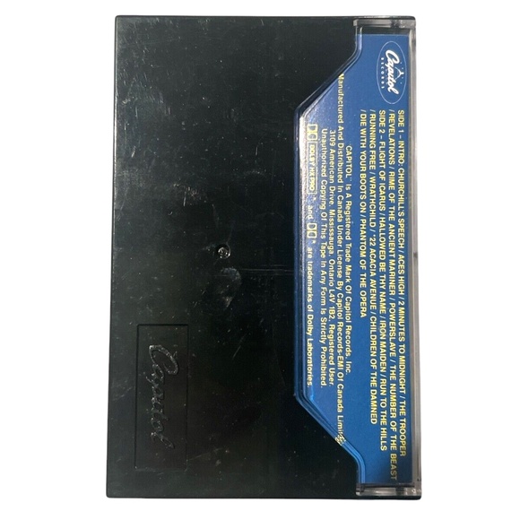 Vintage Iron Maiden 1985 Life After Death Double Cassette Made In Canada - Picture 3 of 8